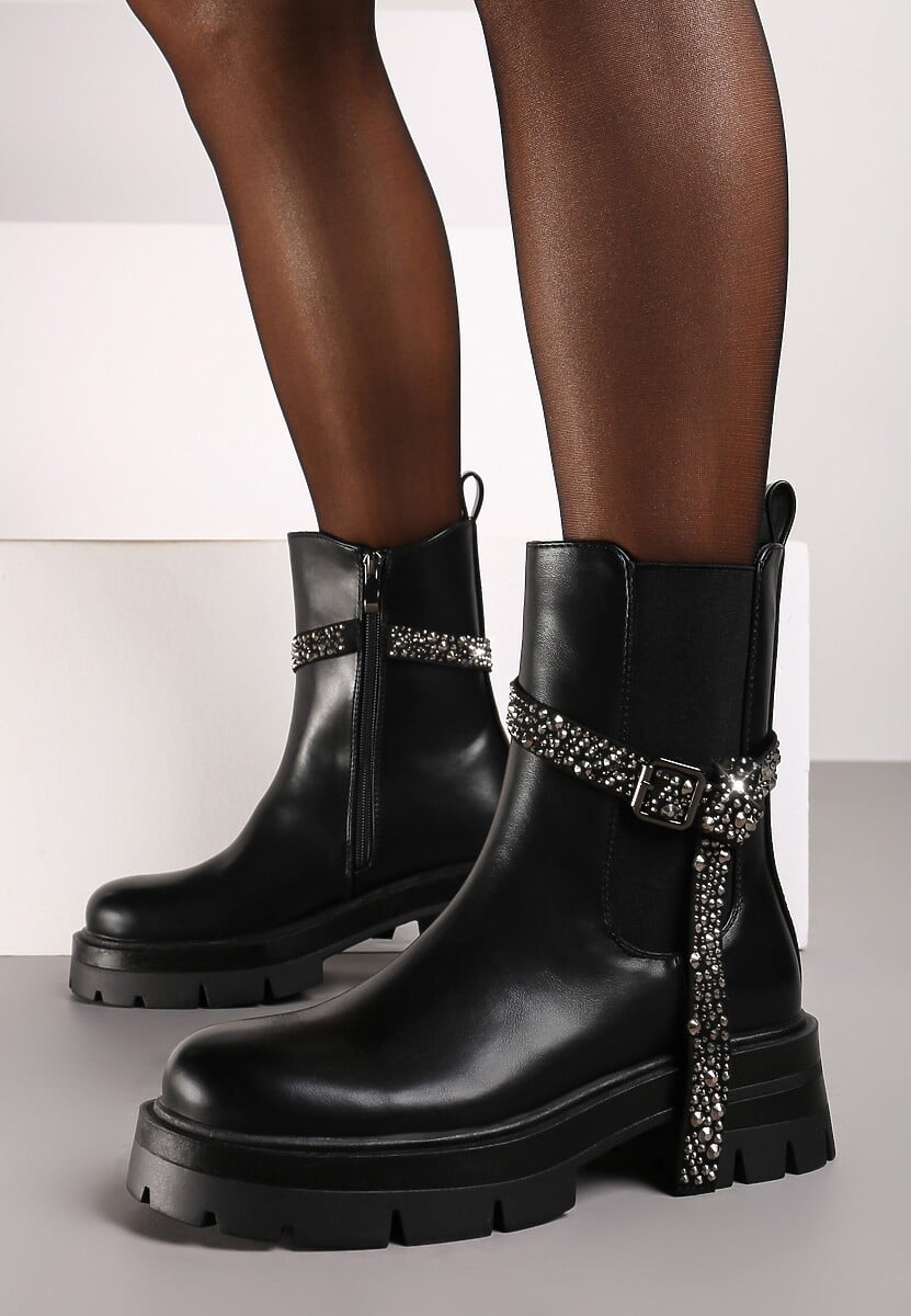 Botine Loraline Negre 1