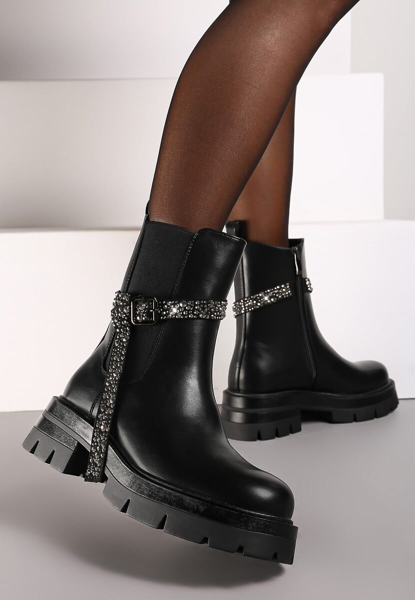 Botine Loraline Negre 2