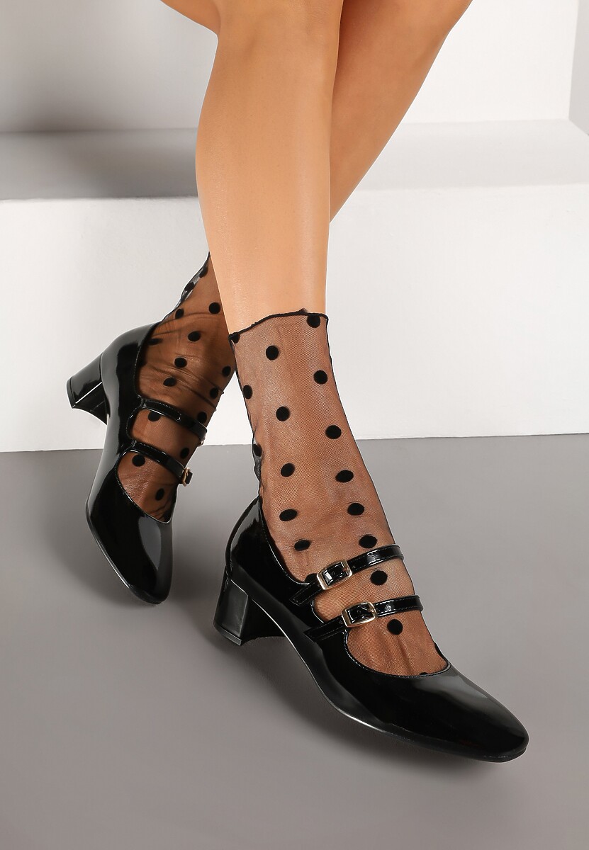 Pantofi cu toc Daithina Negri 2