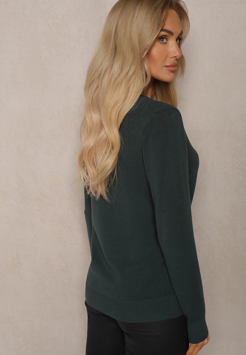 Pulover Sinovae Verde închis 3