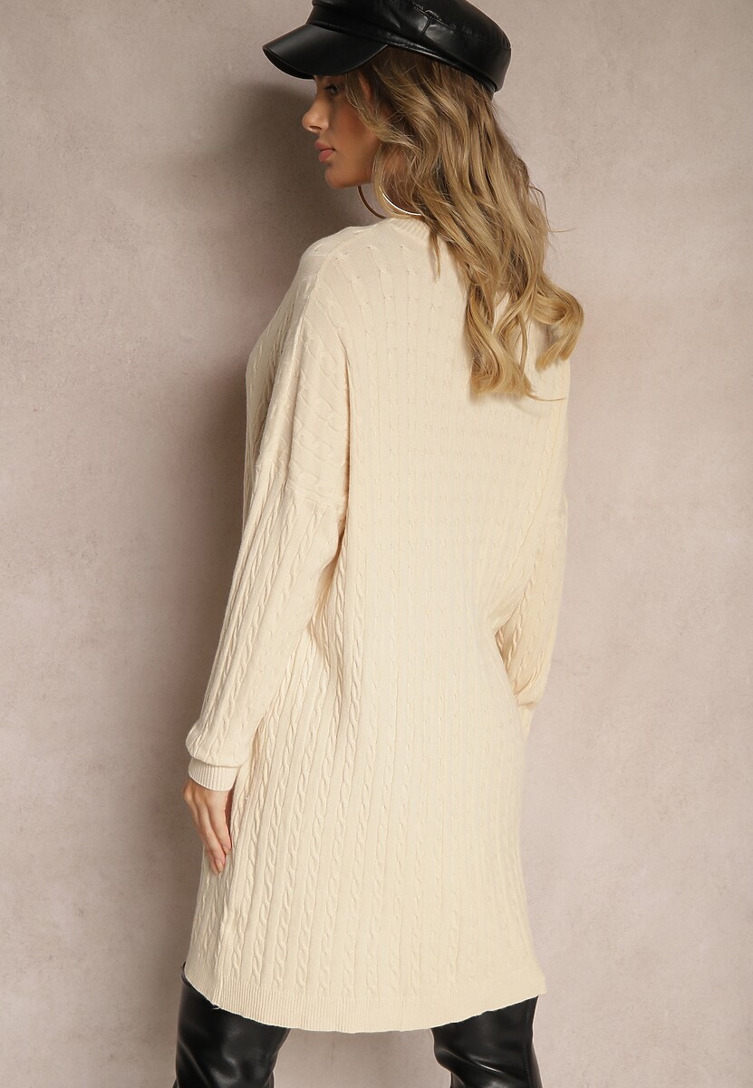 Rochie Gelabra Bej deschis 3