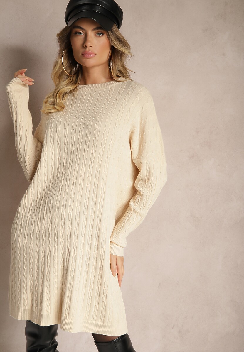 Rochie Gelabra Bej deschis 1