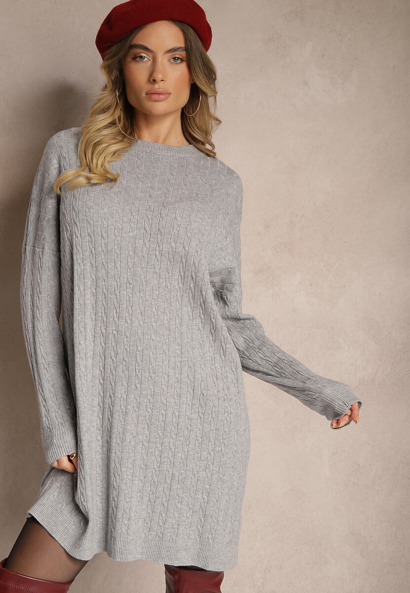 Rochie Gelabra Gri deschis 1
