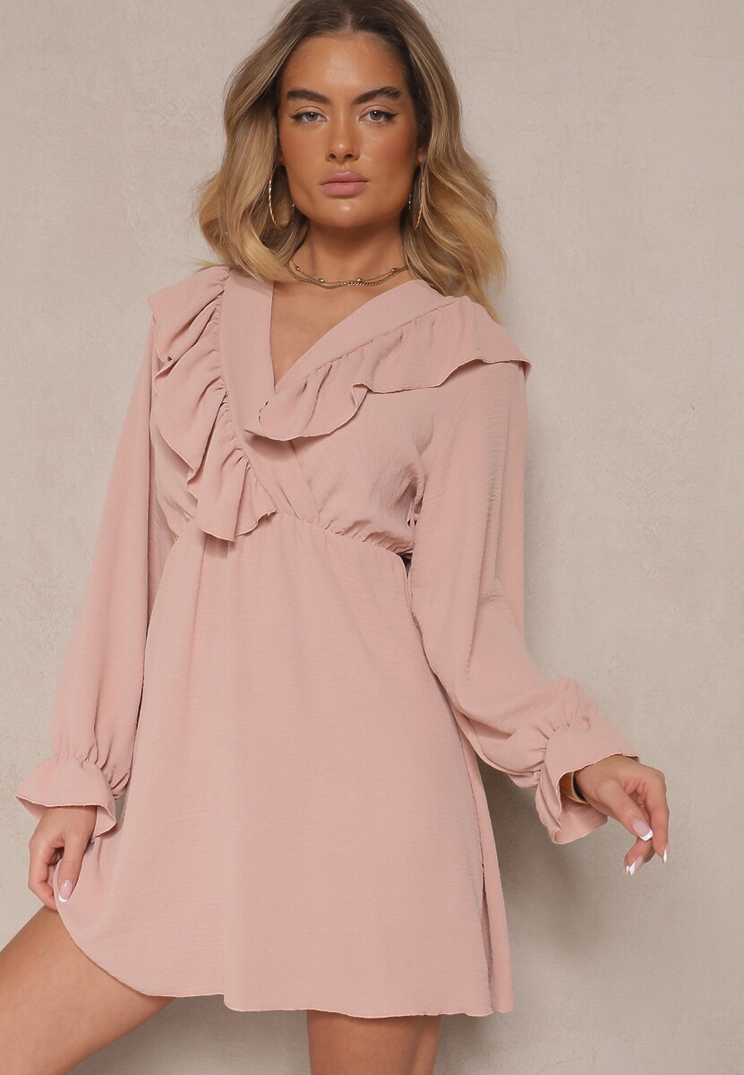 Rochie Melosia Roz 1