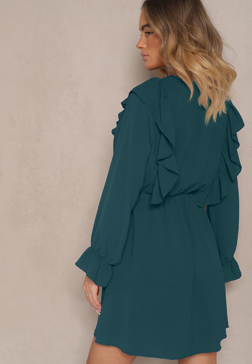 Rochie Melosia Verde închis 3