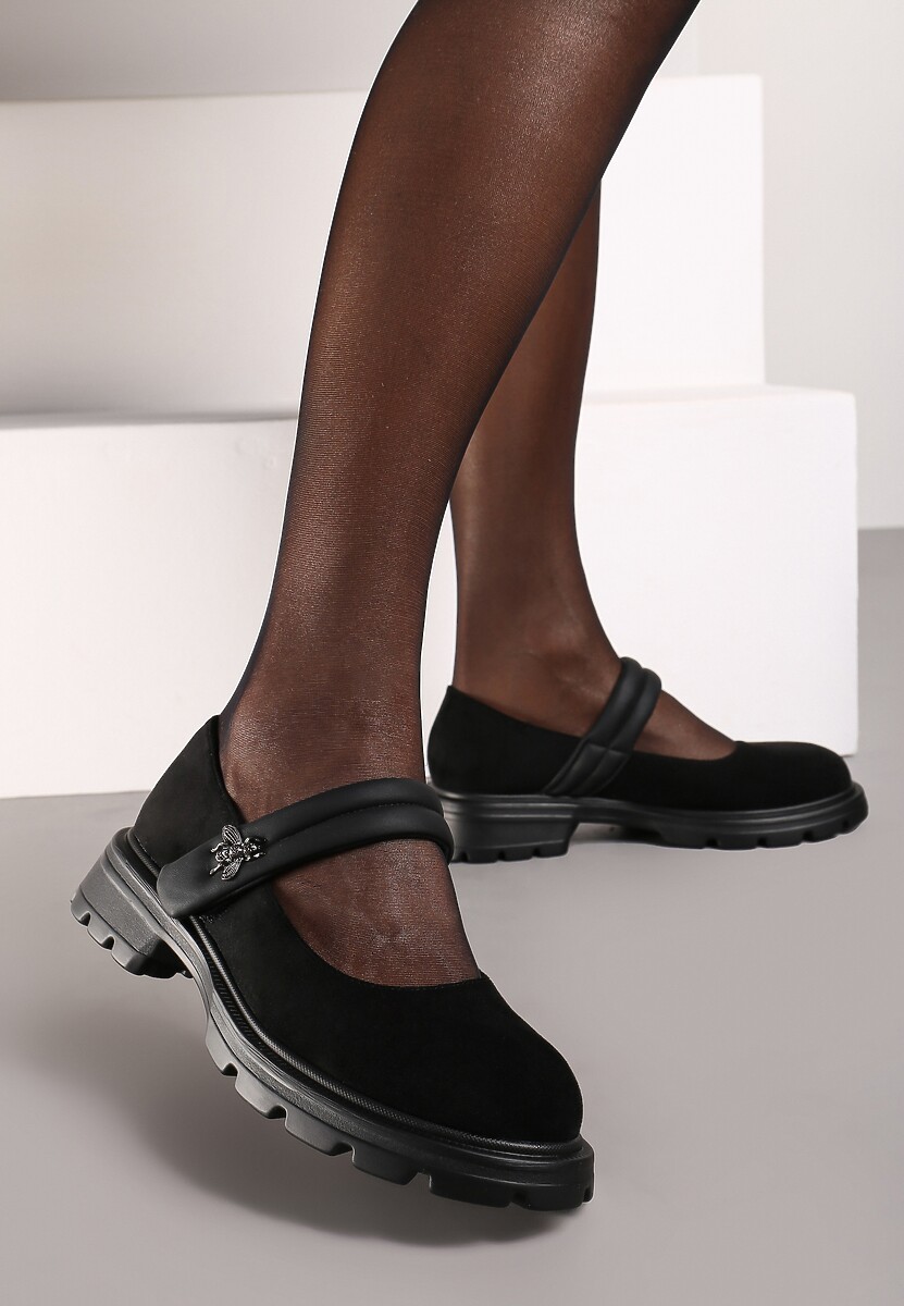 Pantofi casual Vairose Negri 2