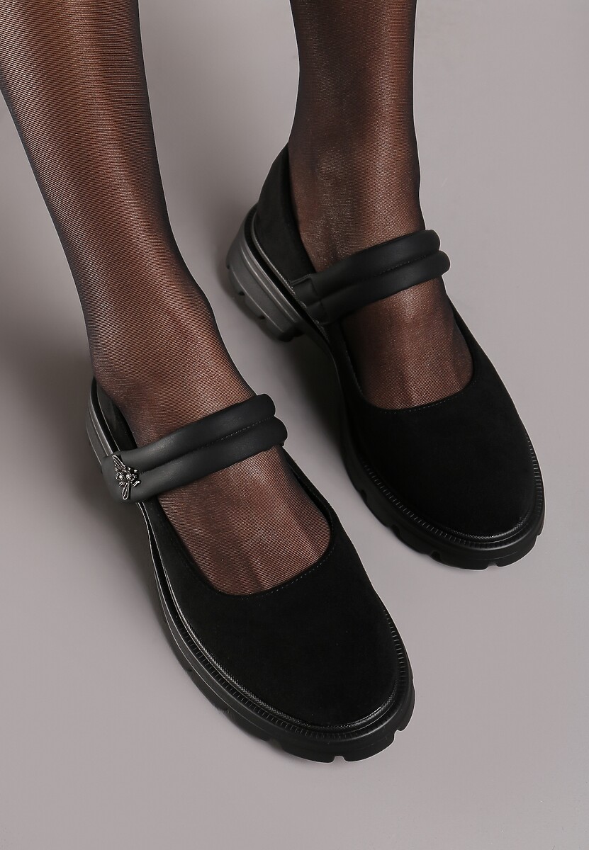 Pantofi casual Vairose Negri 3
