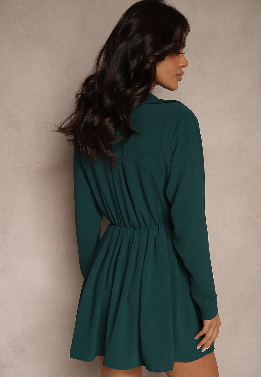 Rochie Eloriana Verde închis 3