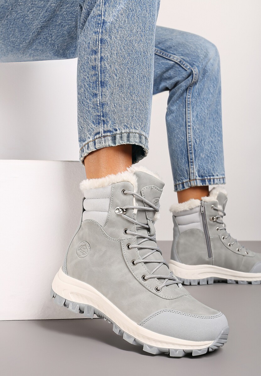 Botine Gri deschis 1