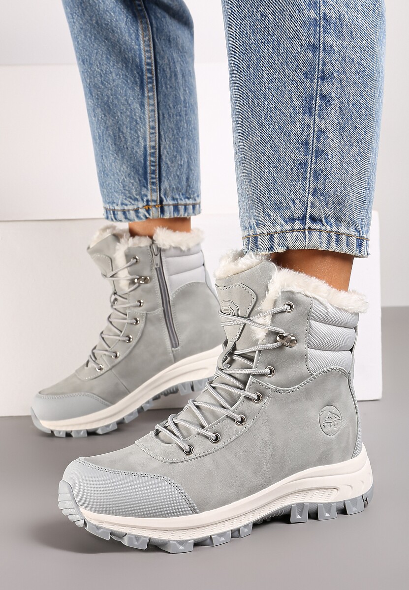Botine Gri deschis 2