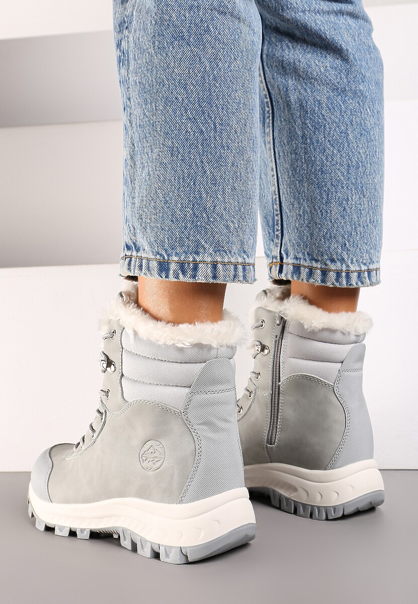 Botine Gri deschis 3