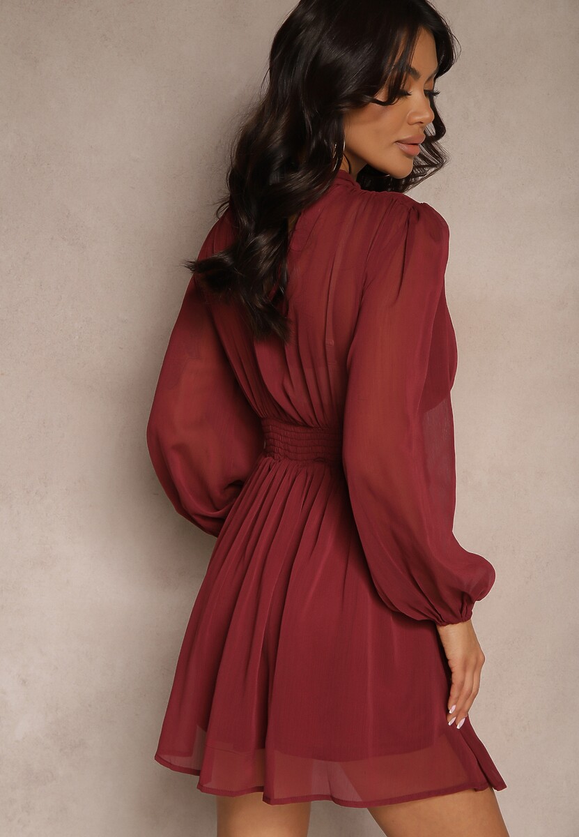 Rochie Gelabine Bordo 3