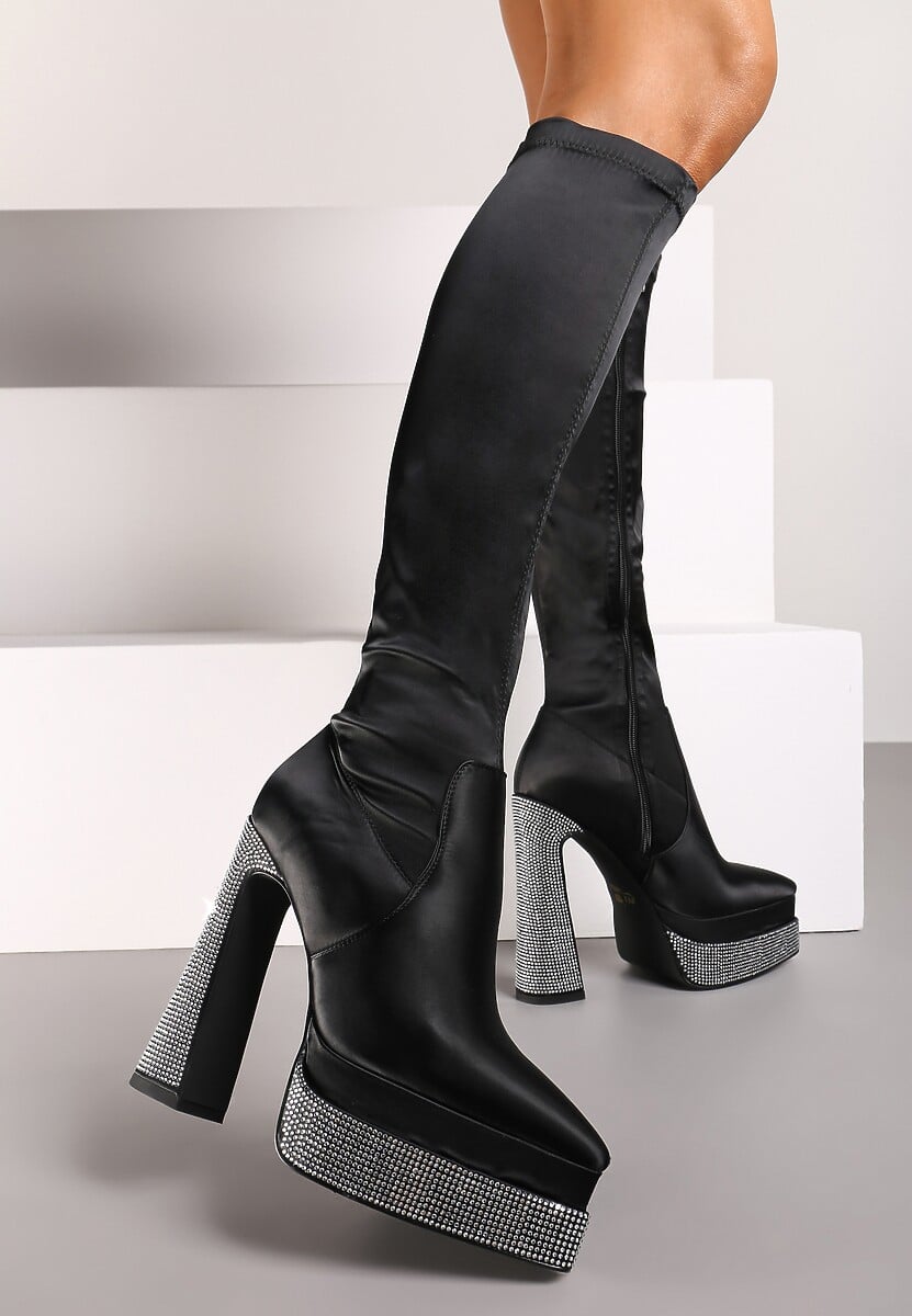 Cizme Evalianne Negre 1