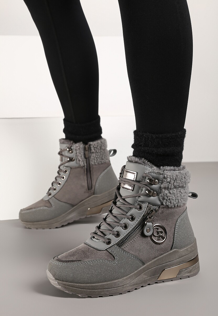 Sneakers Sinelara Gri 2