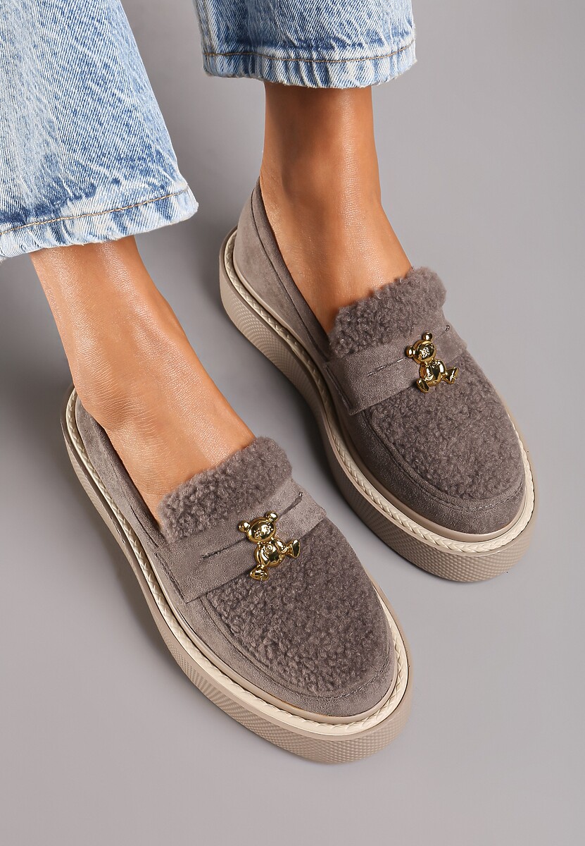 Mocasini Malabra Gri 3
