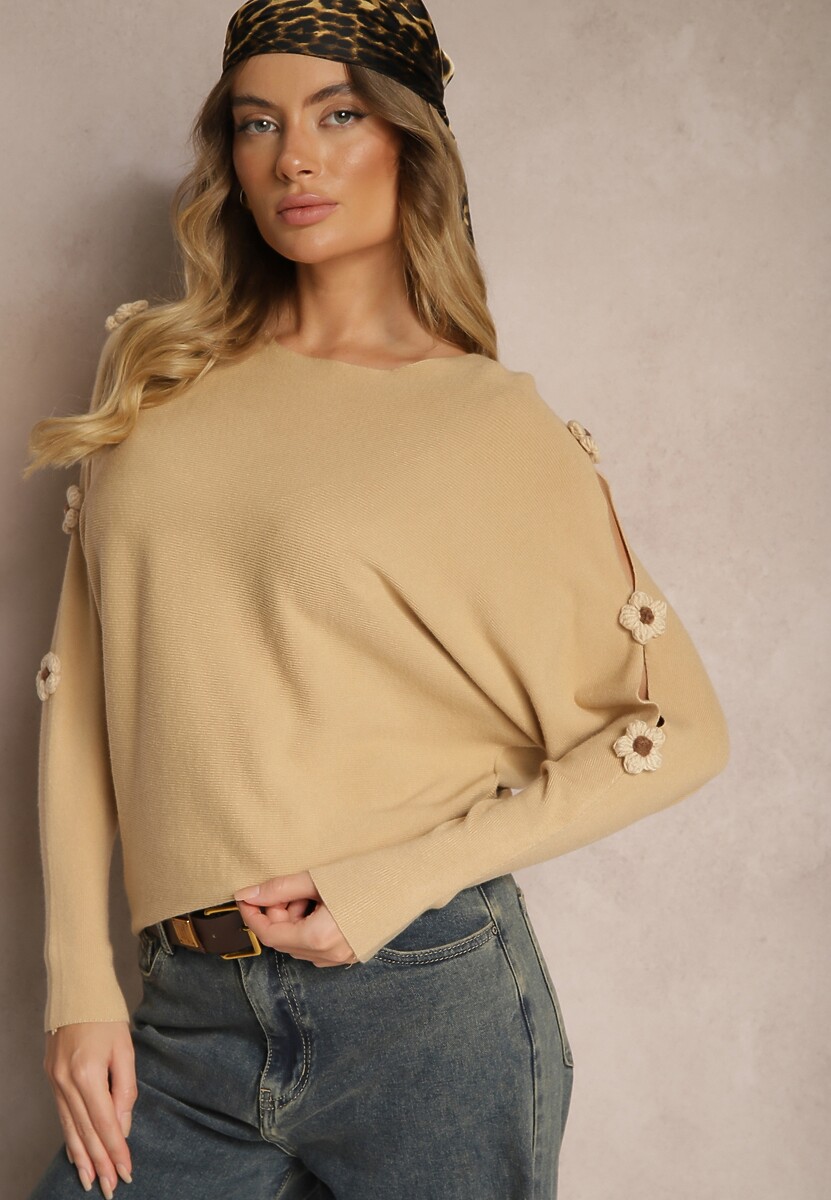 Pulover Evathia Bej 1