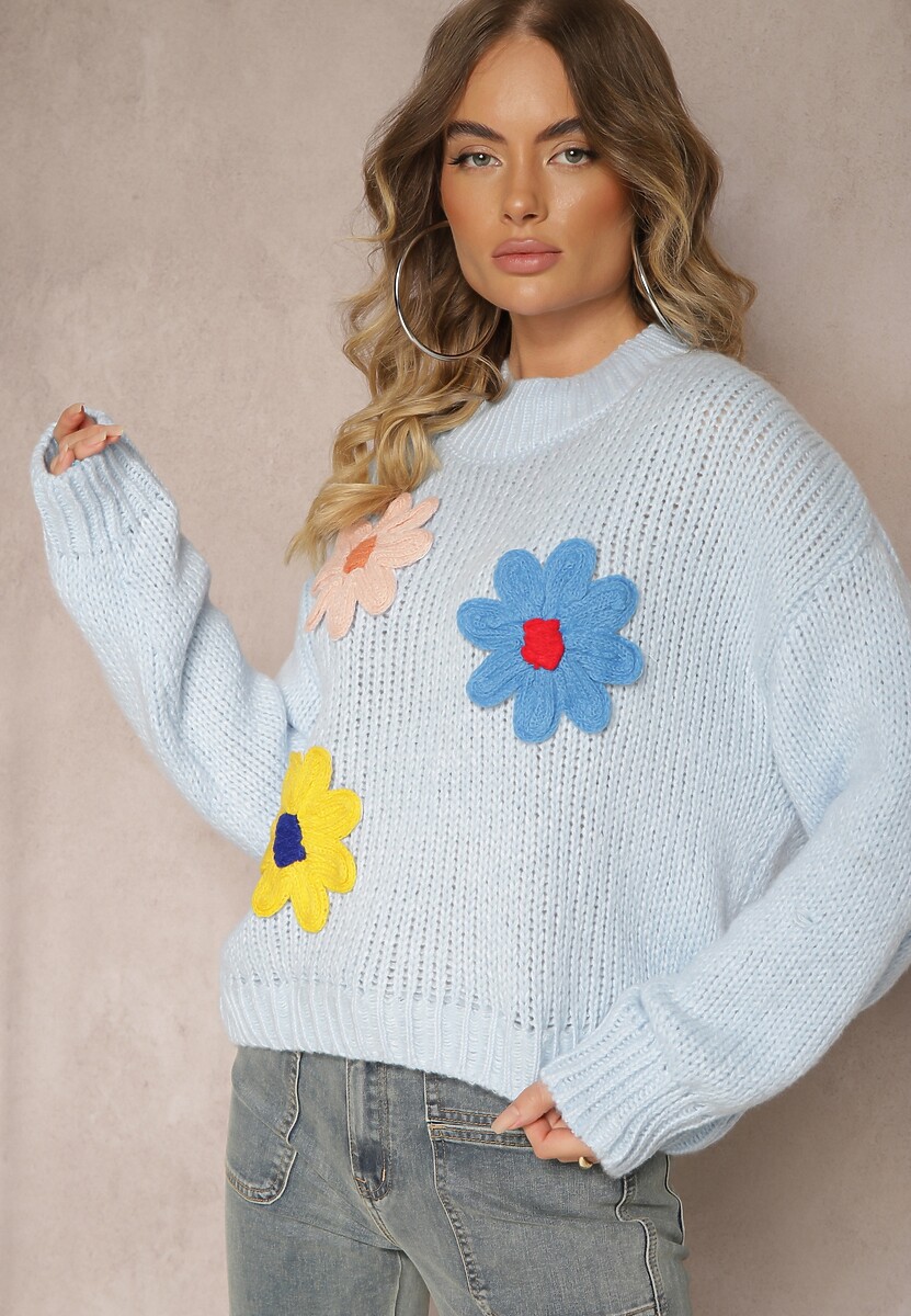 Pulover Labrienna Albastru deschis 1
