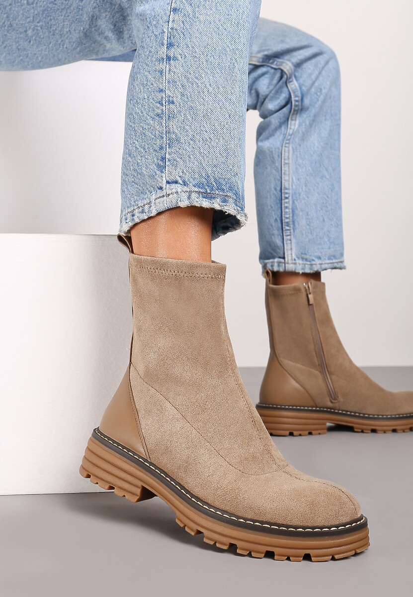 Botine Vioriela Bej 1