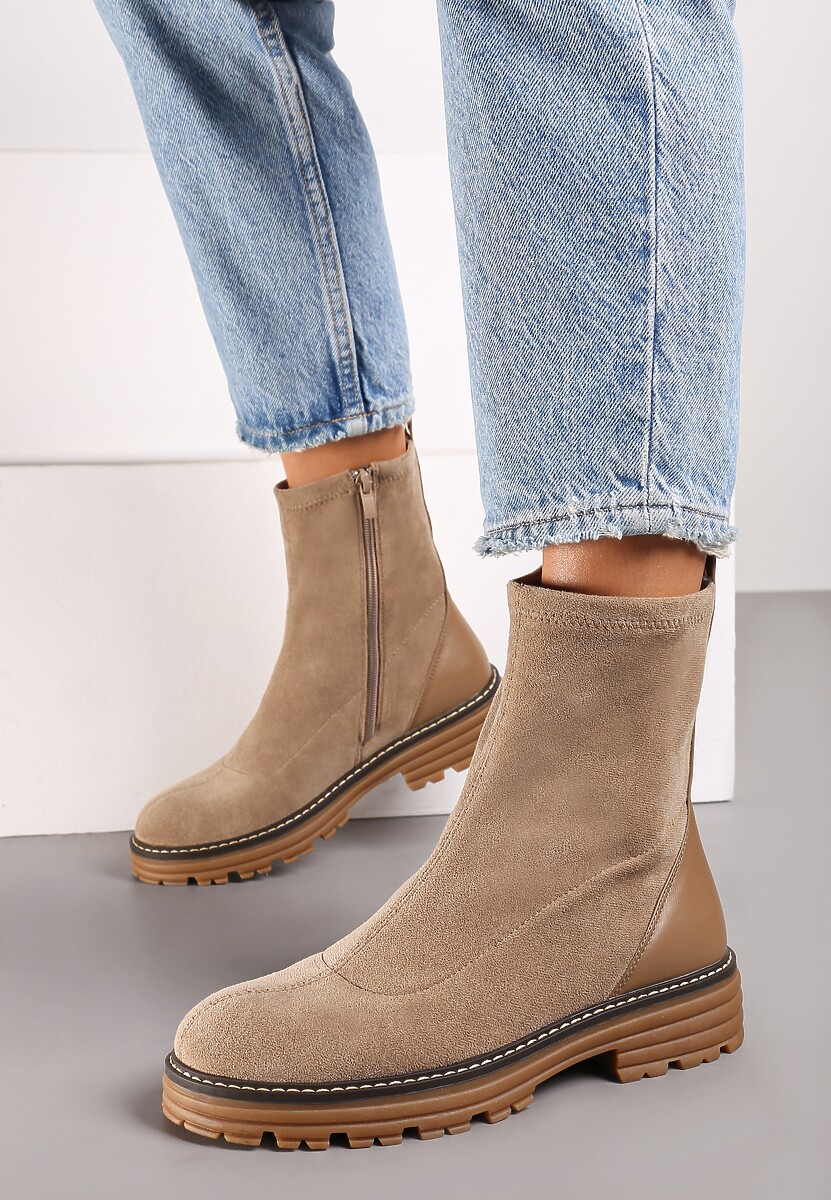 Botine Vioriela Bej 2