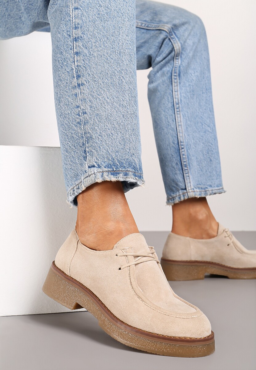 Pantofi casual Inalith Bej 1