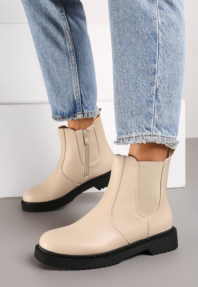 Botine Viaola Bej 2