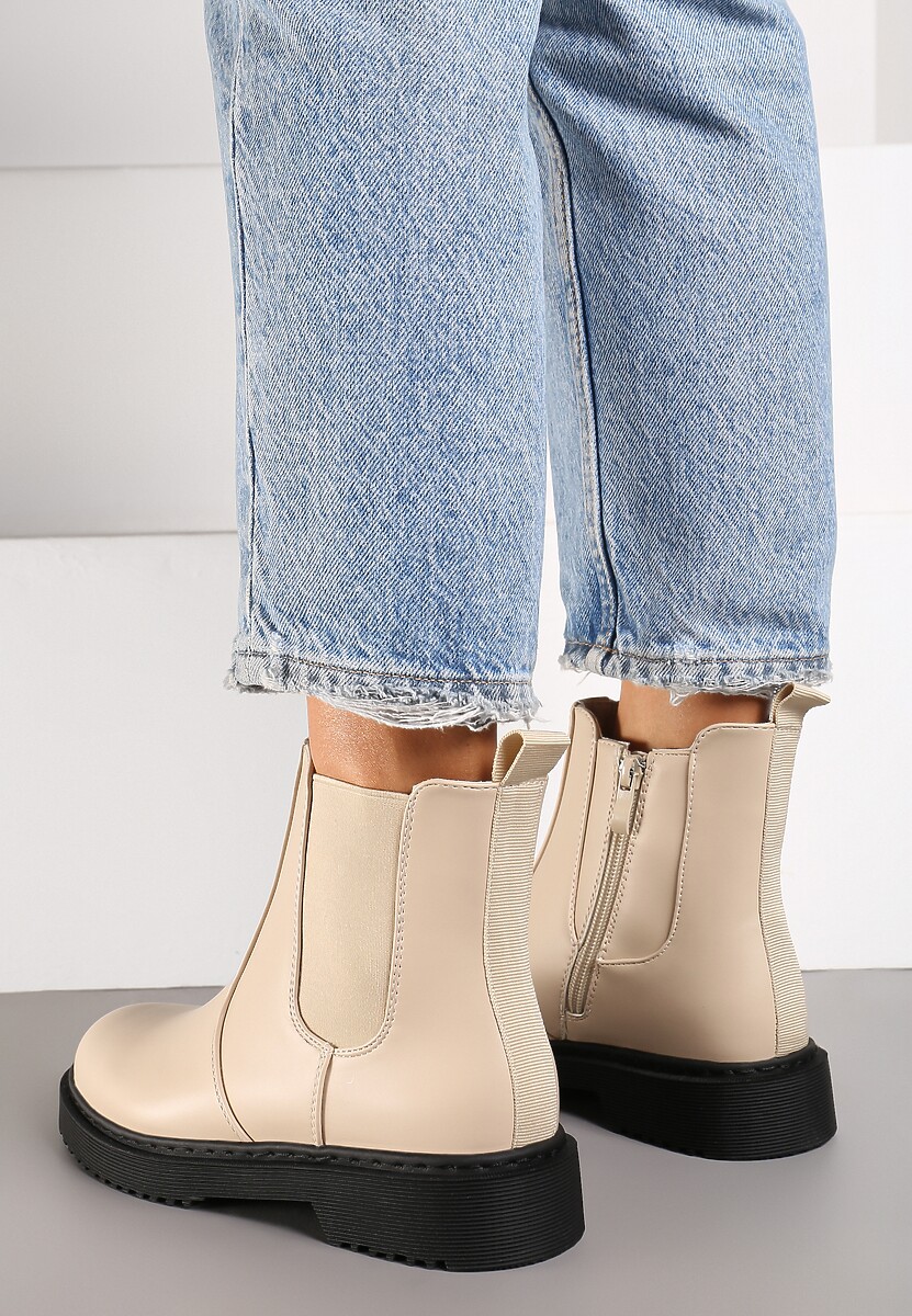 Botine Viaola Bej 3