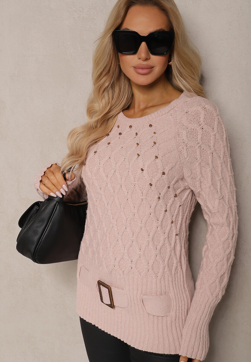 Pulover Vittella Roz deschis 2
