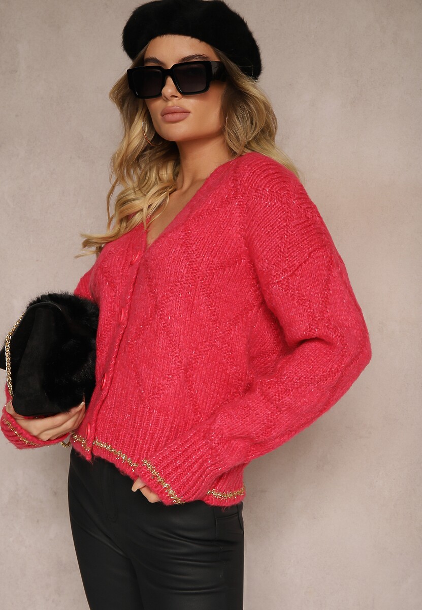 Cardigan Vorttisa Fucsia 2