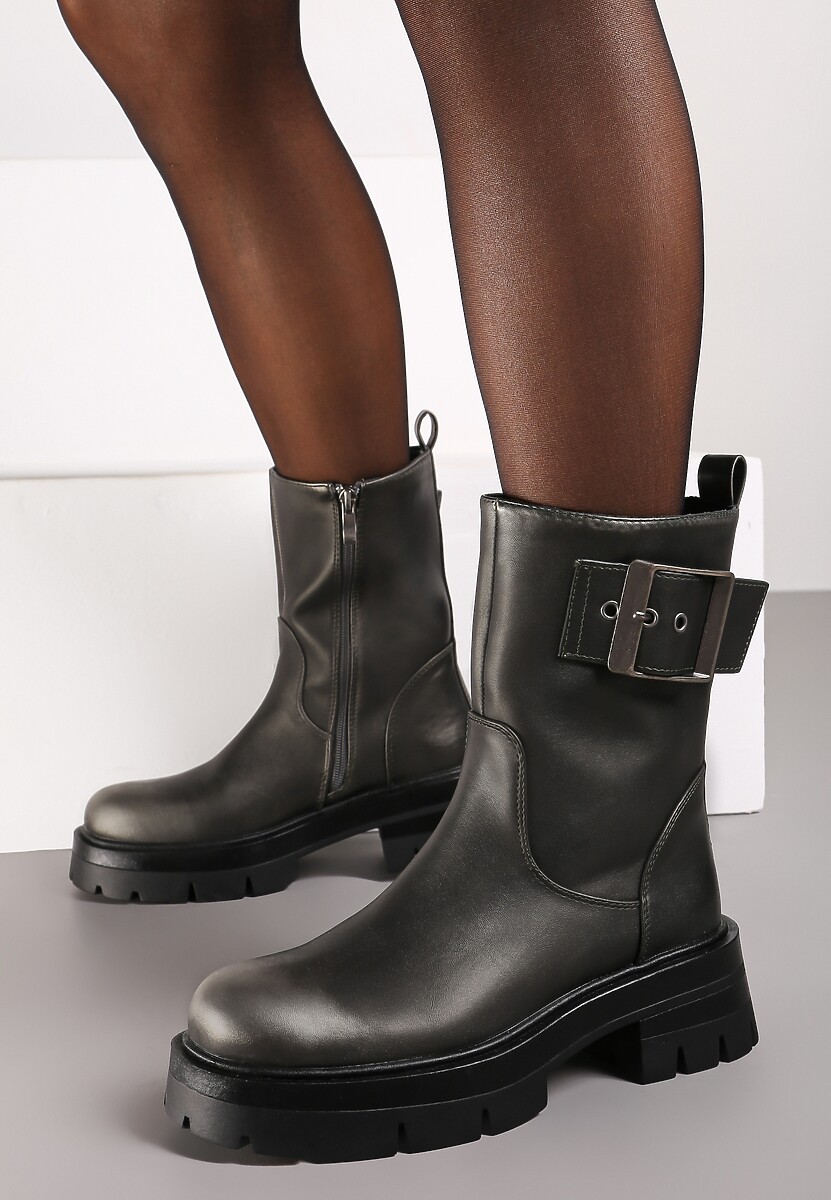 Botine Aleriea Argintii 1