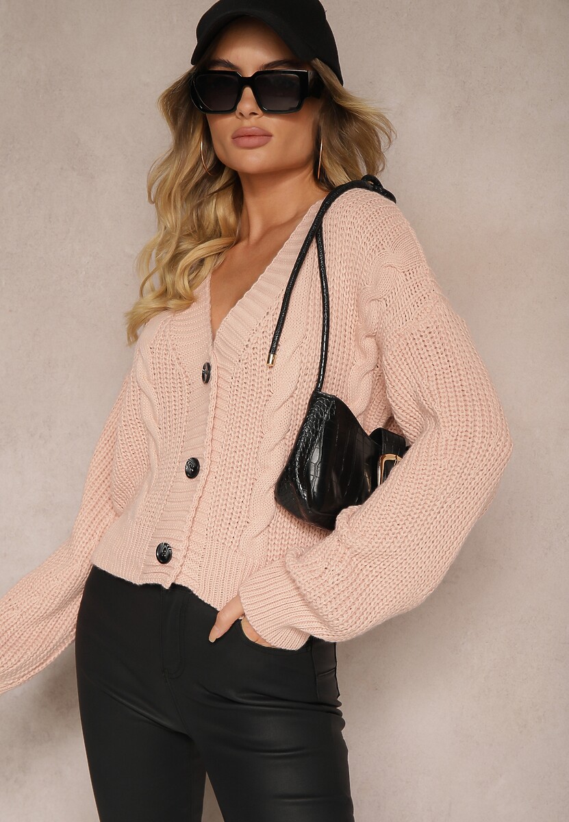 Cardigan Roz deschis 2