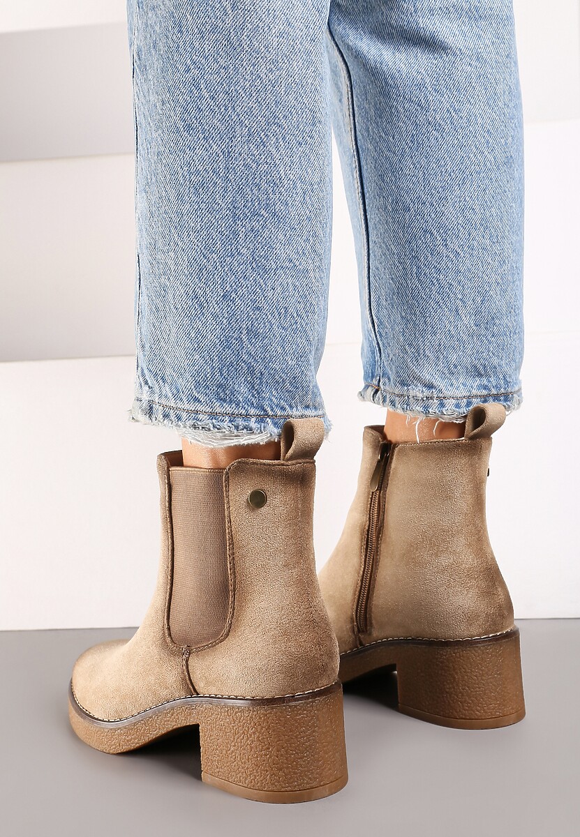 Botine Ellavia Bej 3