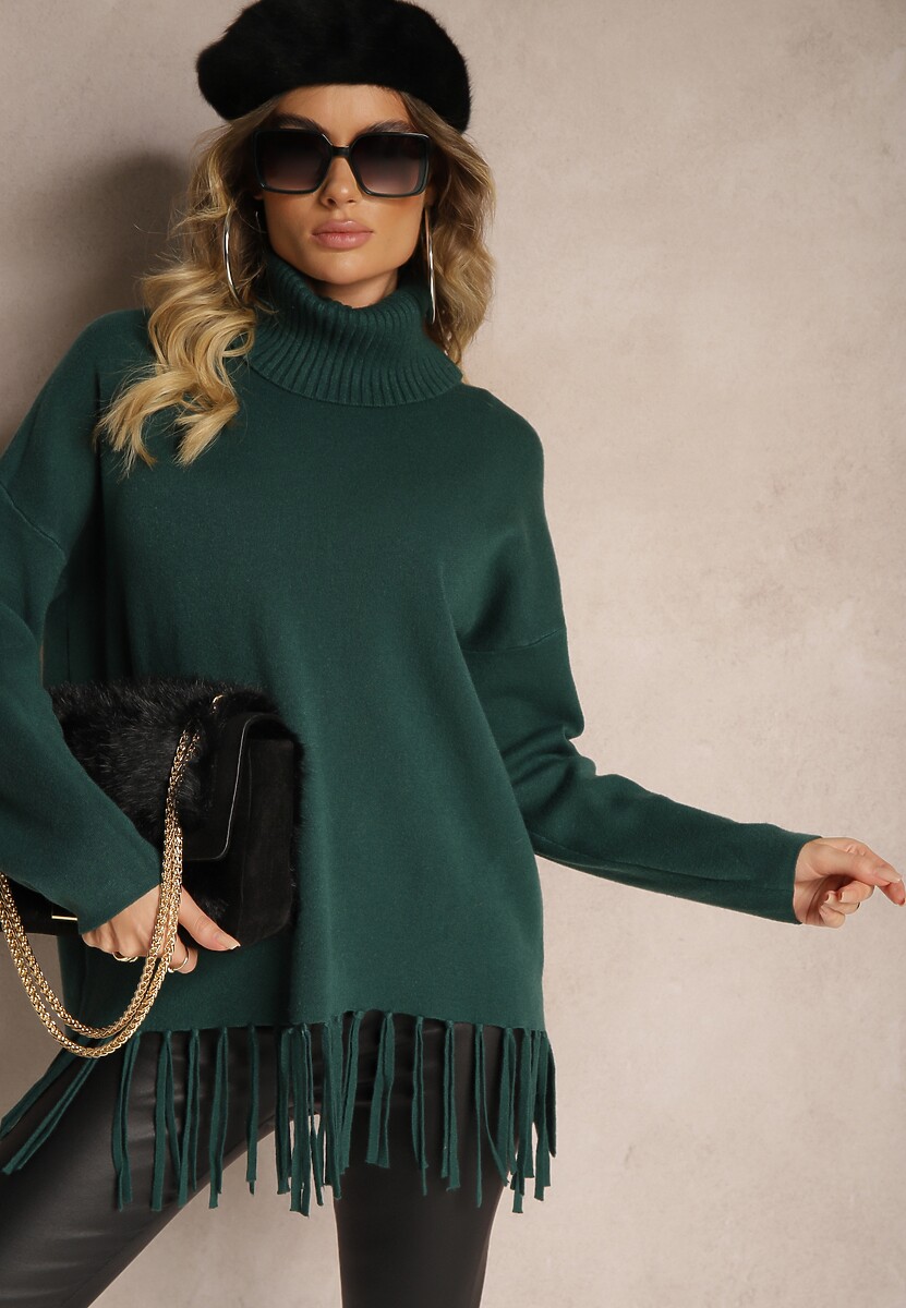 Pulover pe gât Gartoria Verde 2