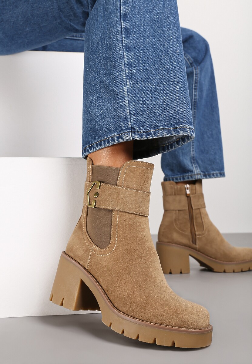 Botine Attemira Bej 2