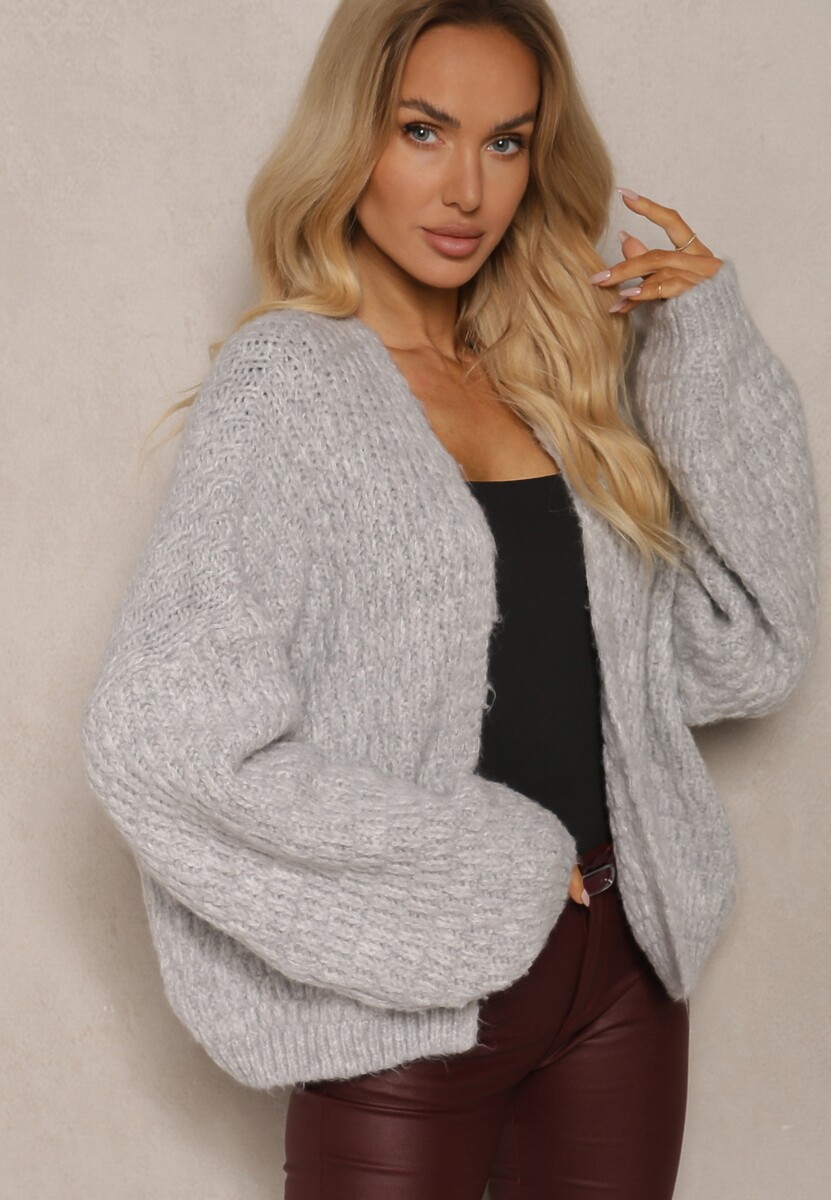 Cardigan Savalore Gri deschis 1