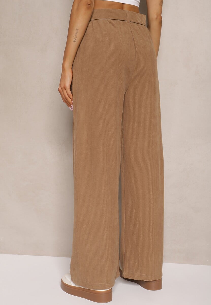 Pantaloni Valoma Bej 3
