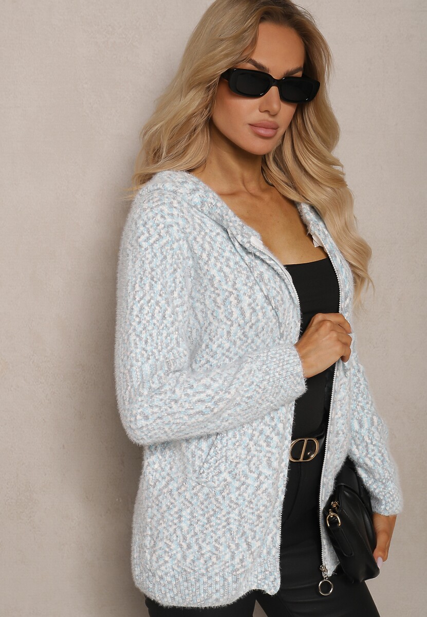 Cardigan Zinabella Albastru deschis 2