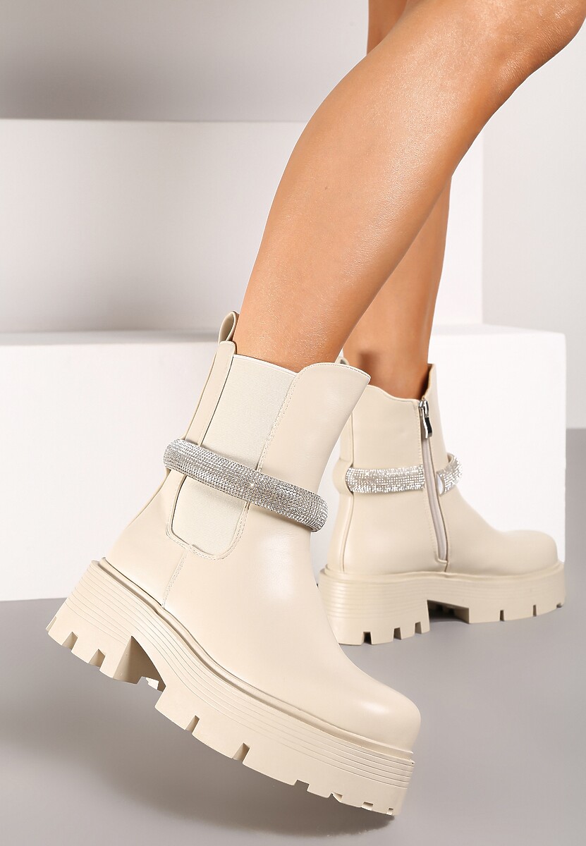 Botine Zinlera Bej 1