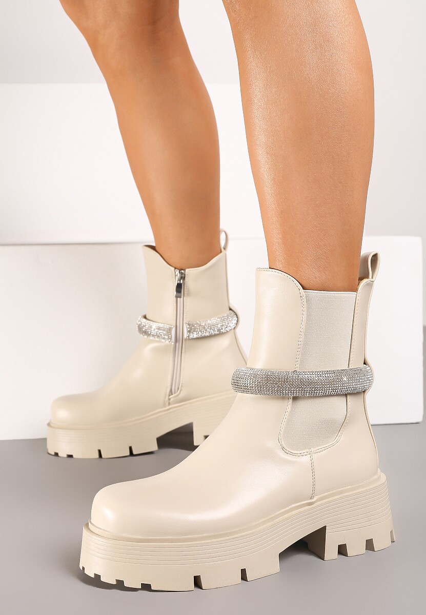 Botine Zinlera Bej 2