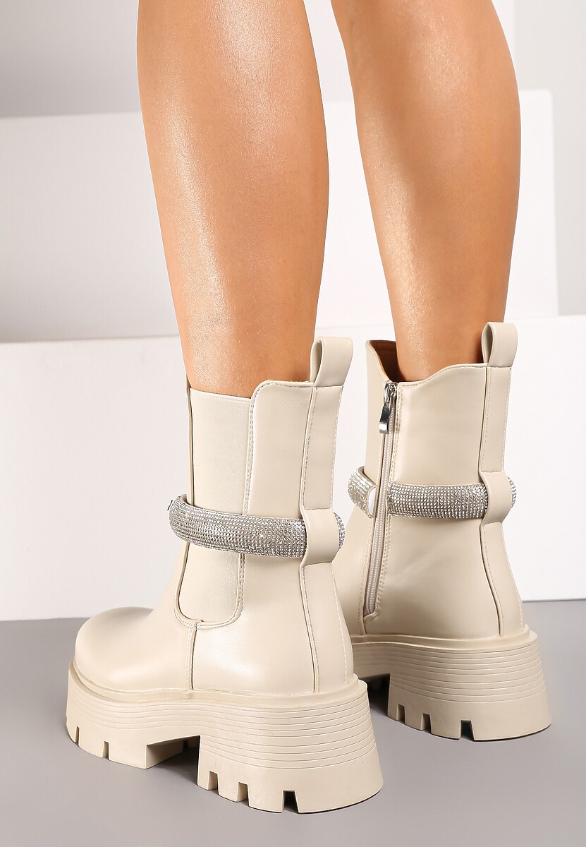 Botine Zinlera Bej 3