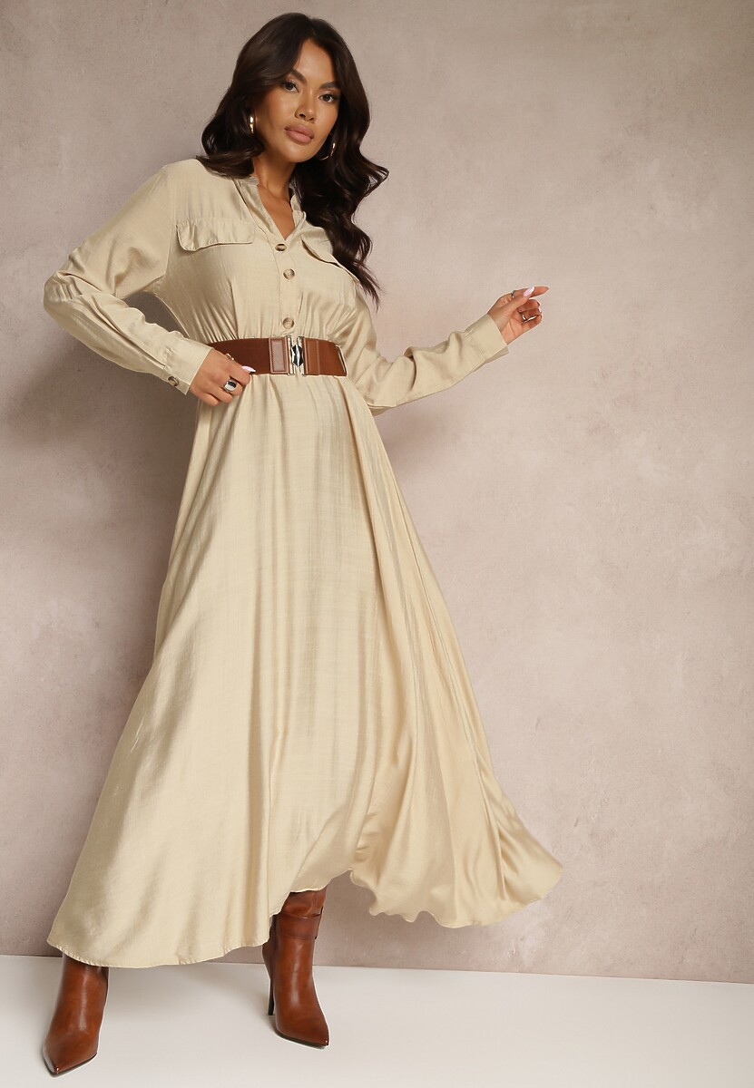 Rochie Zinfretta Bej 1