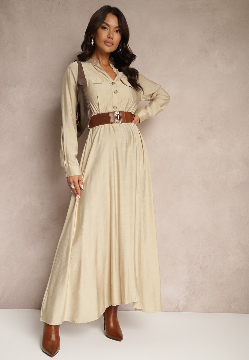 Rochie Zinfretta Bej 2