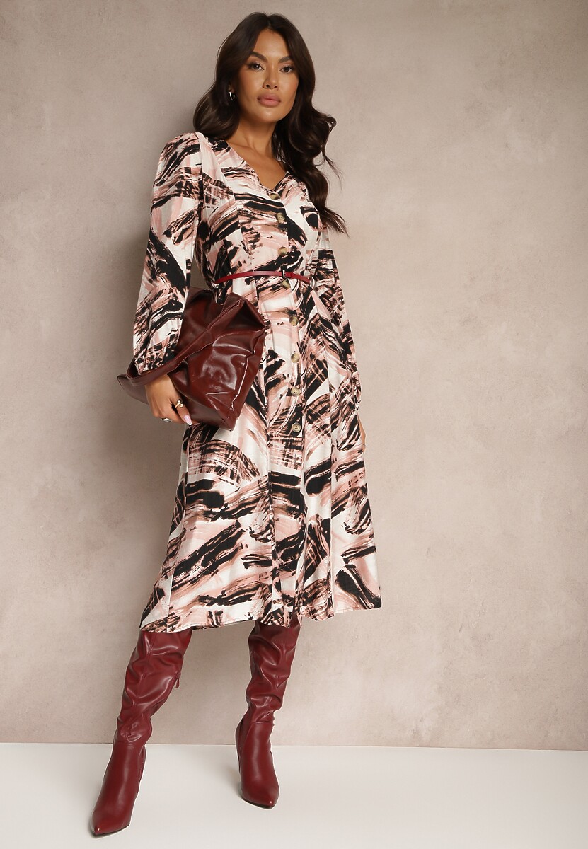Rochie Mirilie Roz deschis 1