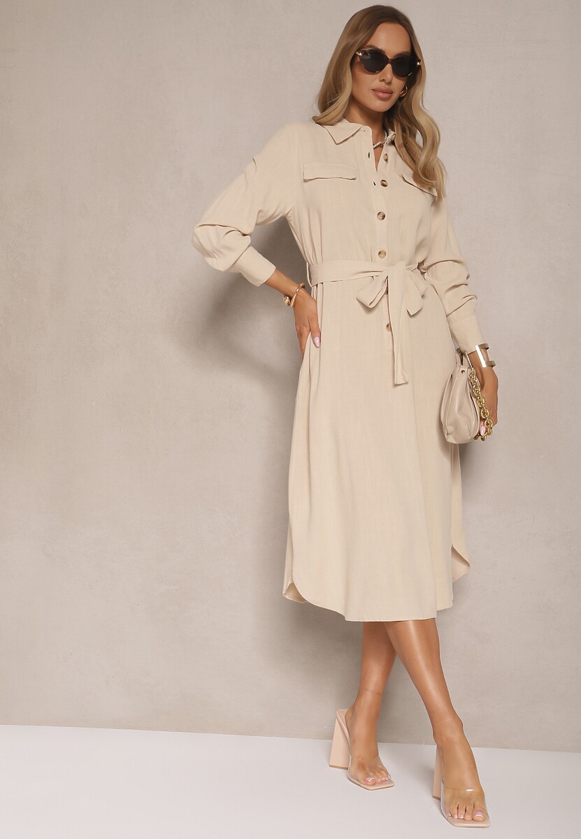 Rochie Zinrose Bej 2