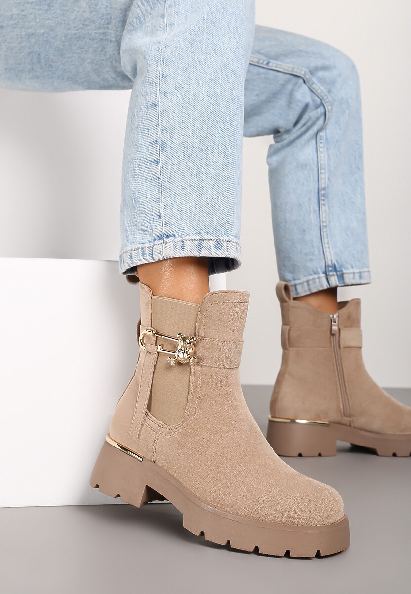 Botine Zinmella Bej 1