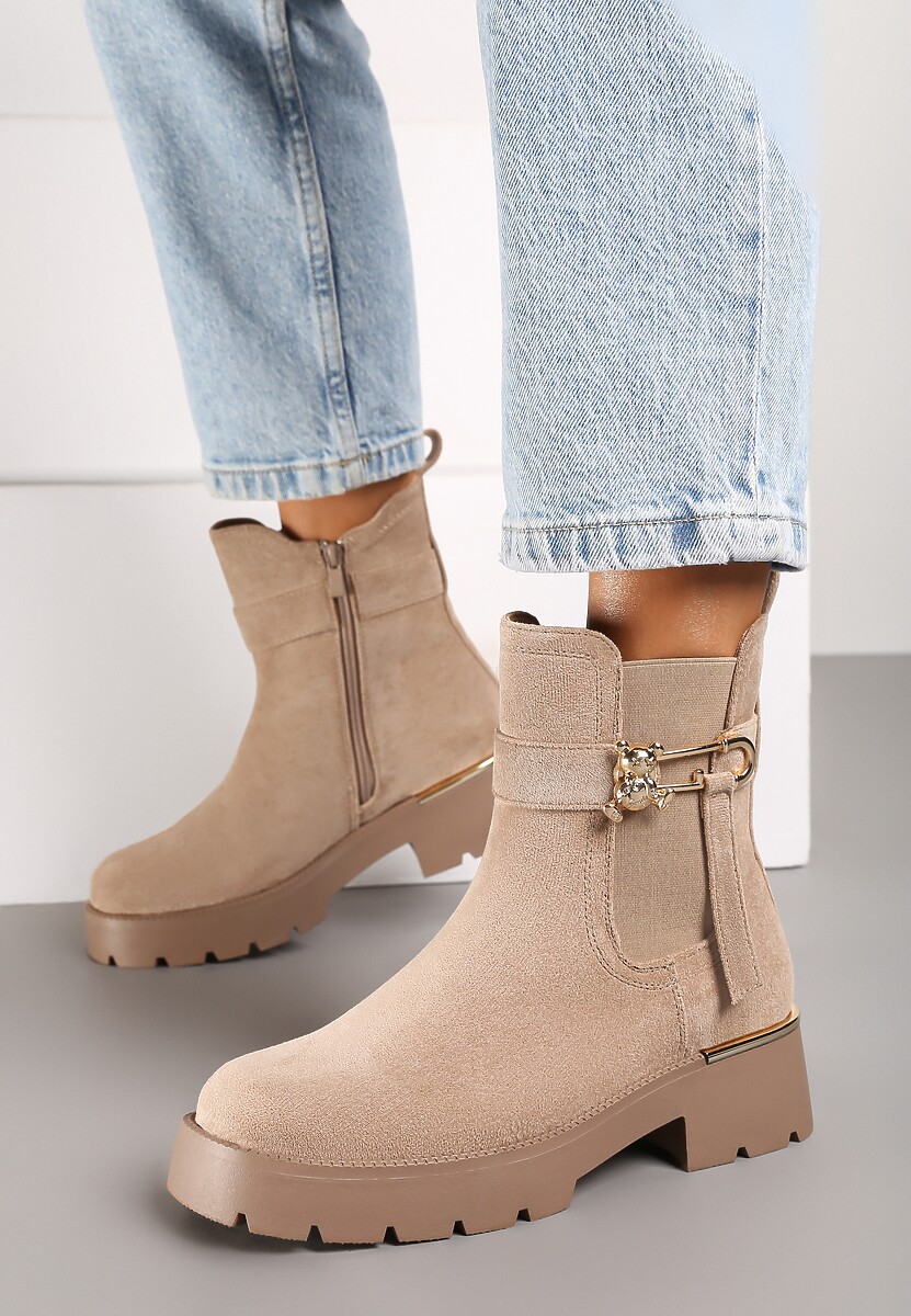Botine Zinmella Bej 2