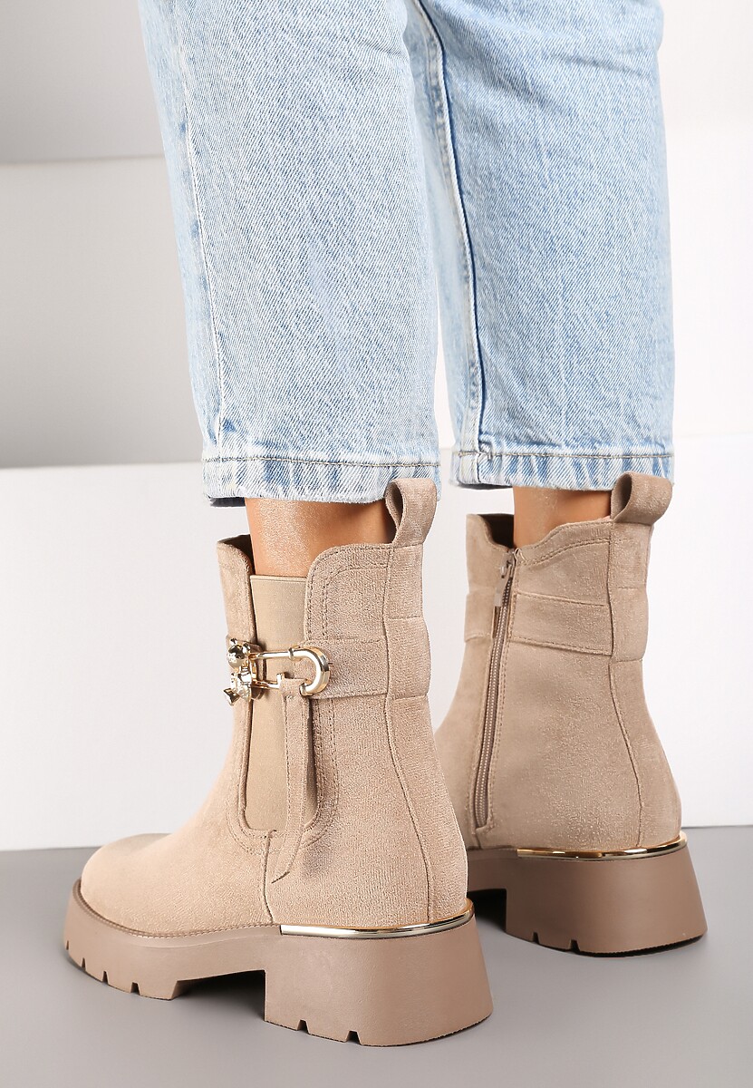 Botine Zinmella Bej 3