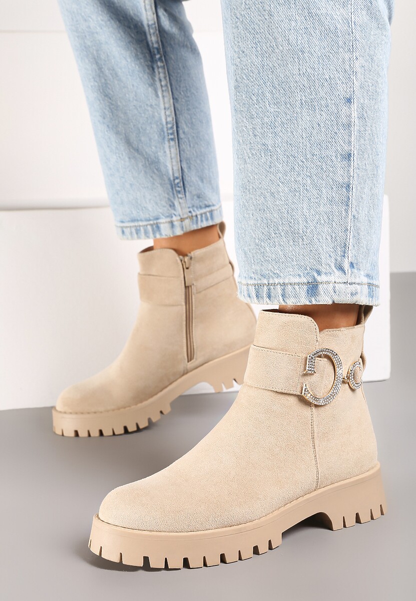 Botine Zinathe Bej 2