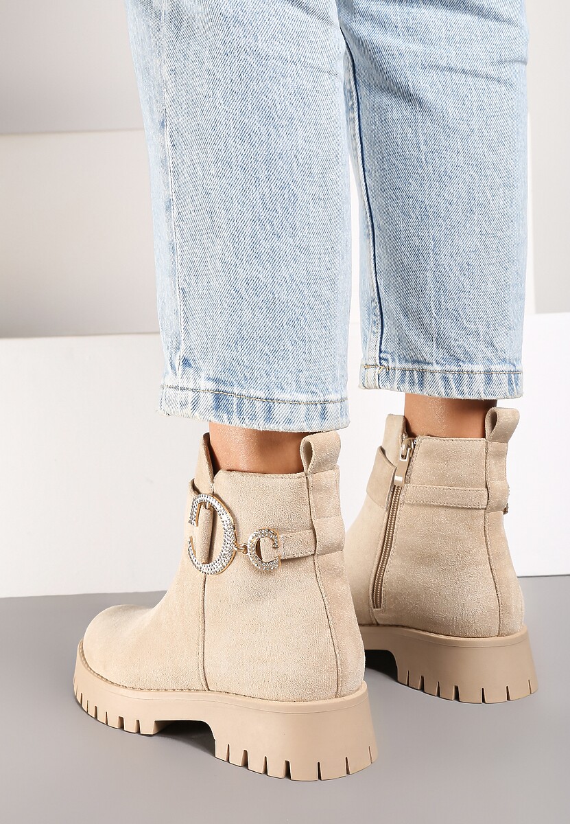 Botine Zinathe Bej 3