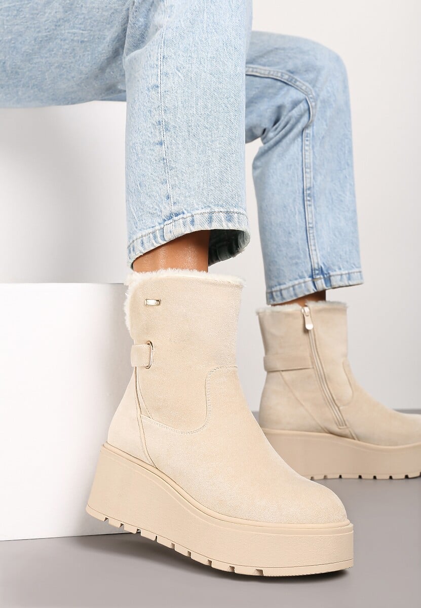 Botine Zinrella Bej 1