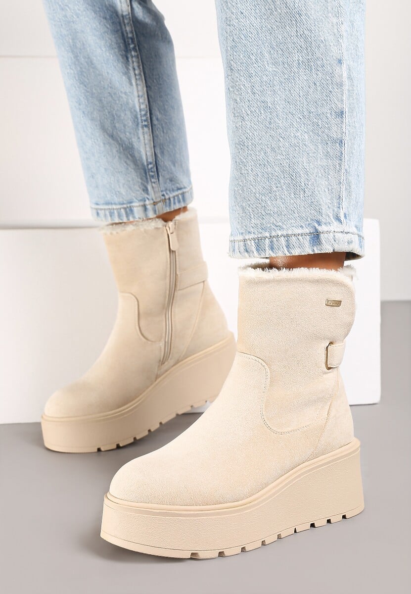 Botine Zinrella Bej 2